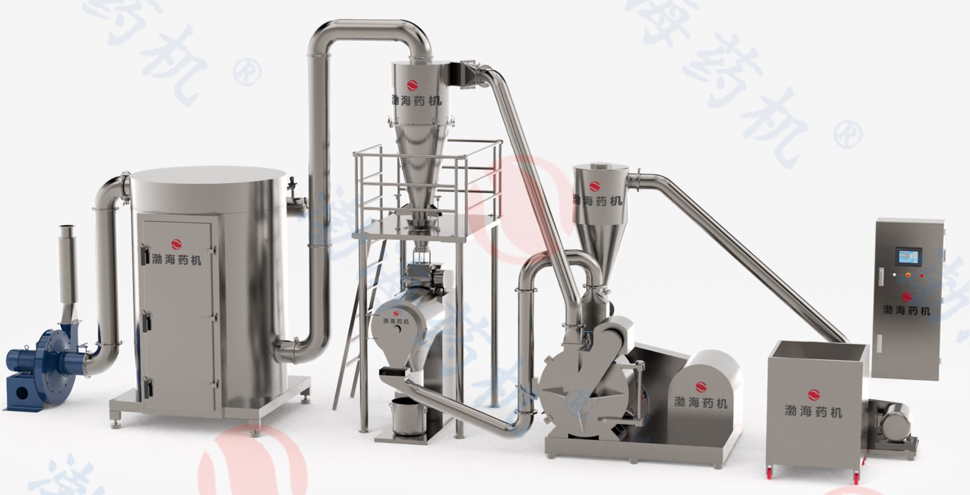 TF-700型纤维粉碎机组