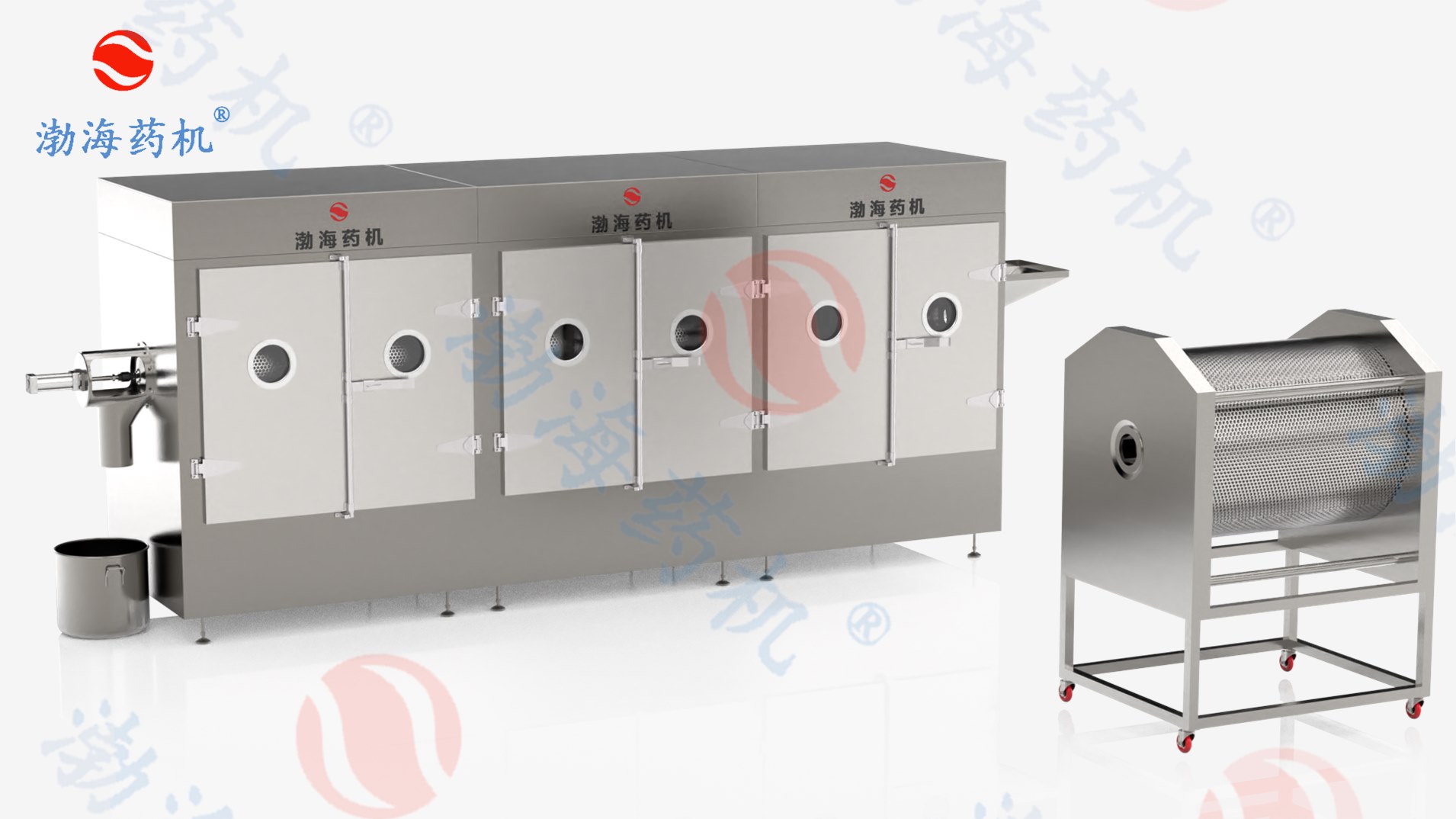 GW型高效动态丸剂干燥机组